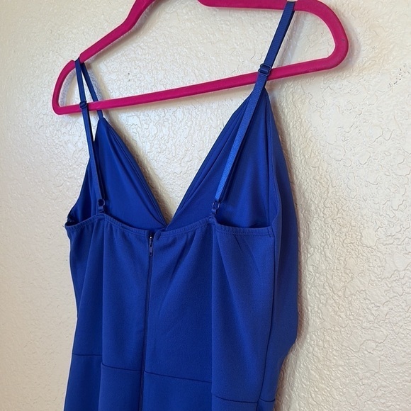 Windsor Ruched Cobalt Blue Mini Dress - Picture 3 of 7